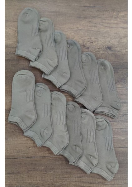 Leement Socks Unisex 12 Çift Bambu Patik Çorap Dikişsiz