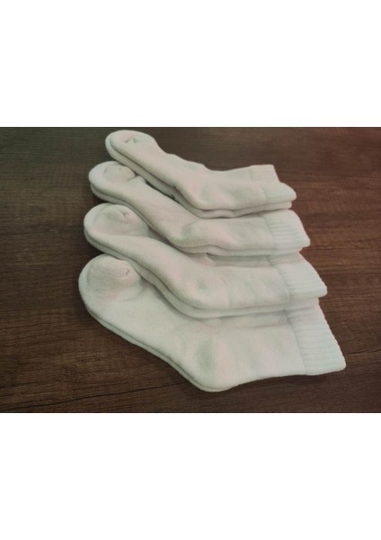 Çocuk Taban Altı Havlu Çorap 4 Çift Pamuklu Dikişsiz Burun modelleri