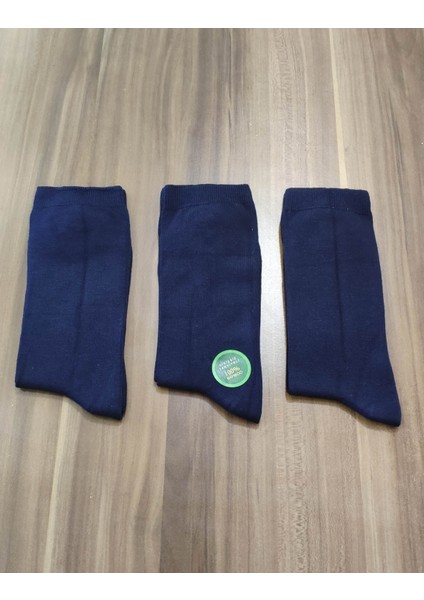 Leement Socks 3'Lü Bambu Soket Çorap Dört Mevsim