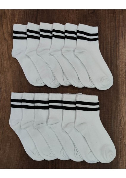 Erkek 12'li Orta Konç Spor Çorap Kolej