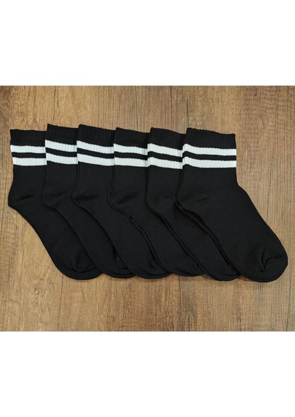 Erkek 6'Lı Orta Konç Spor Çorap Kolej
