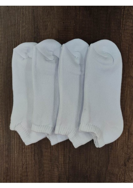 Unisex 4 Çift Havlu Kısa Snekers Çorap