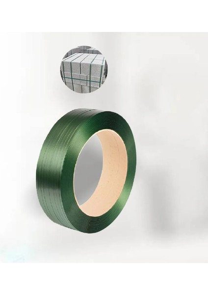 Polyester Çember Yeşil 12X0.70 mm 10 Adet (Kazançlı)