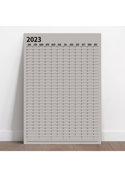 gr i Renk 2024 Yıllık Planlama Takvim 2024 Yılı Duvar Takvimi Yıllık Planlayıcı 35 x 50 cm Boy