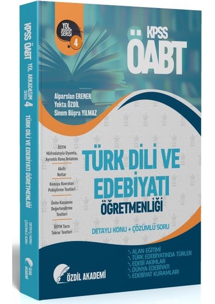 ÖABT Türk Dili ve Edebiyatı 4. Kitap Alan Eğitimi Konu Anlatımlı Soru Bankası