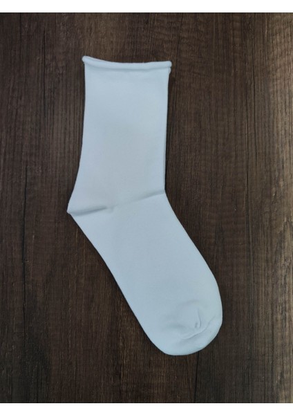 Kadın Pamuklu 6 Çift Düz Burun Dikişsiz Lastiksiz Çorap modelleri