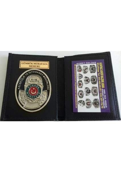 Gümrük Muhafaza Rozetli Cüzdanı Satınal.-Sadece,kurum Adresıne Göderilir,sivil Adrese Gönderilmez