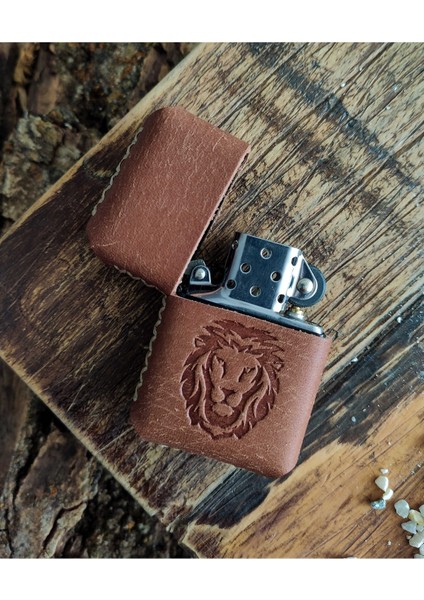 Deri Kılıflı Zippo Çakmak