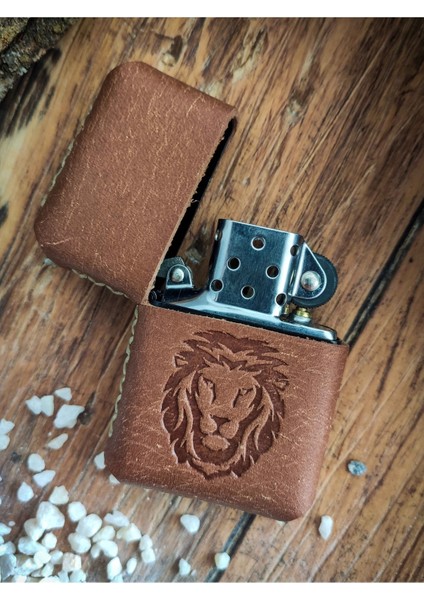 Deri Kılıflı Zippo Çakmak