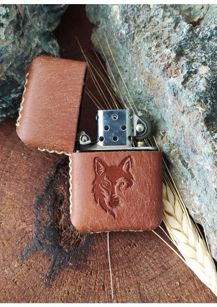 Deri Kılıflı Zippo Çakmak