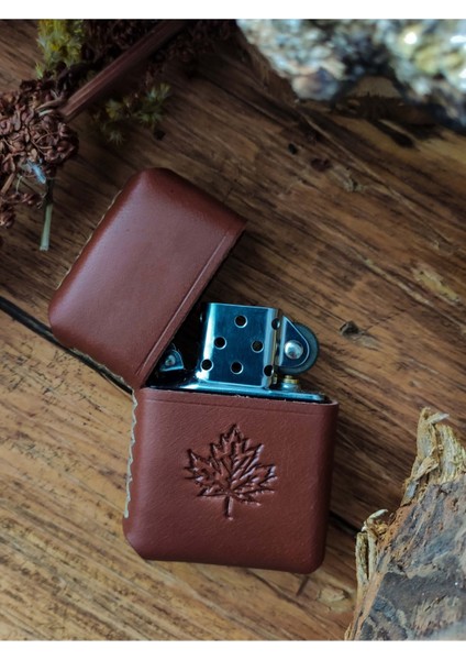 Deri Kılıflı Zippo Çakmak