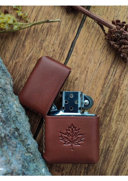 Deri Kılıflı Zippo Çakmak