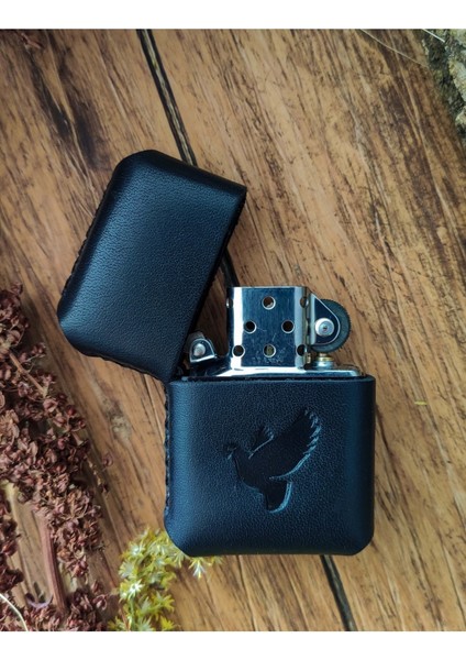 Deri Kılıflı Zippo Çakmak