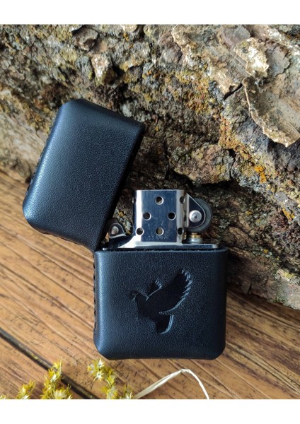 Deri Kılıflı Zippo Çakmak