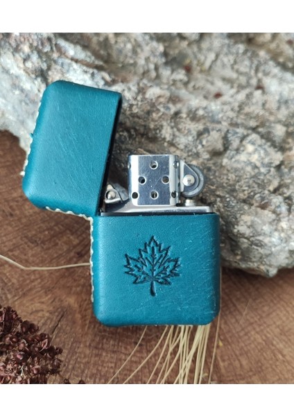 Atölye Çınar Deri Kılıflı Zippo Çakmak