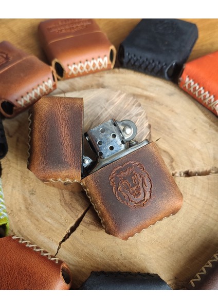 Deri Kılıflı Zippo Çakmak