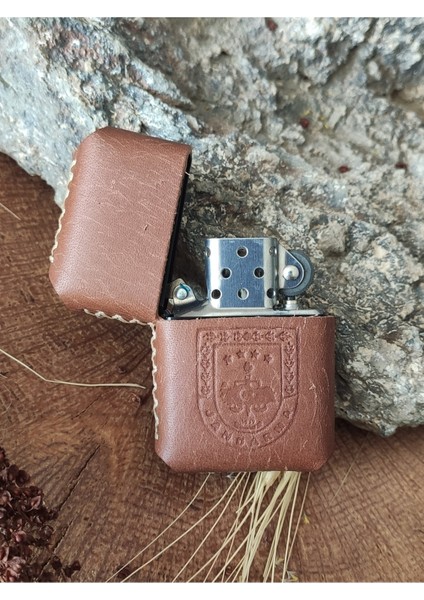 Deri Kılıflı Zippo Çakmak