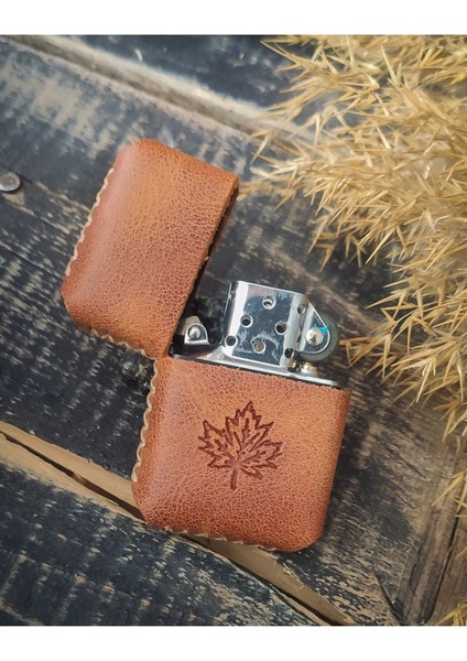 Deri Kılıflı Zippo Çakmak