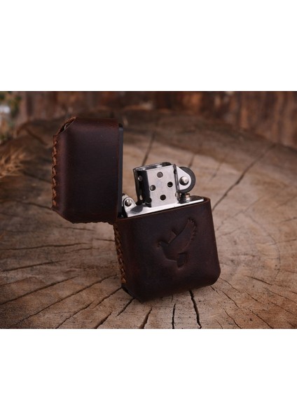 Deri Kılıflı Zippo Çakmak
