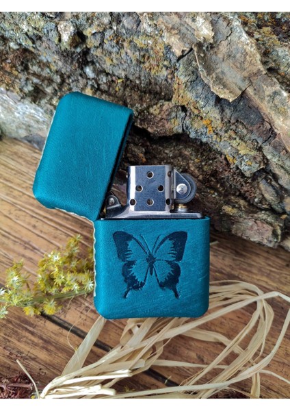 Deri Kılıflı Zippo Çakmak