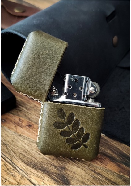 Deri Kılıflı Zippo Çakmak