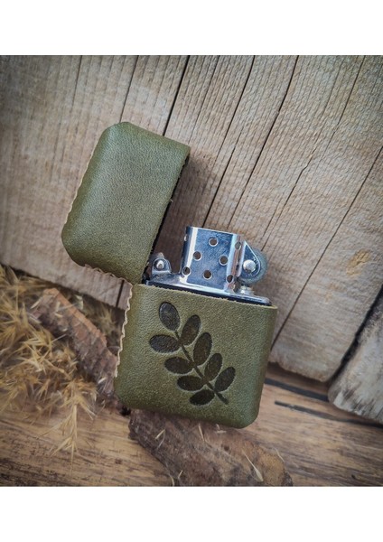 Deri Kılıflı Zippo Çakmak