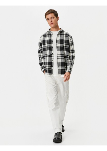 Oduncu Gömleği Klasik Yaka Düğmeli Uzun Kollu fiyatları