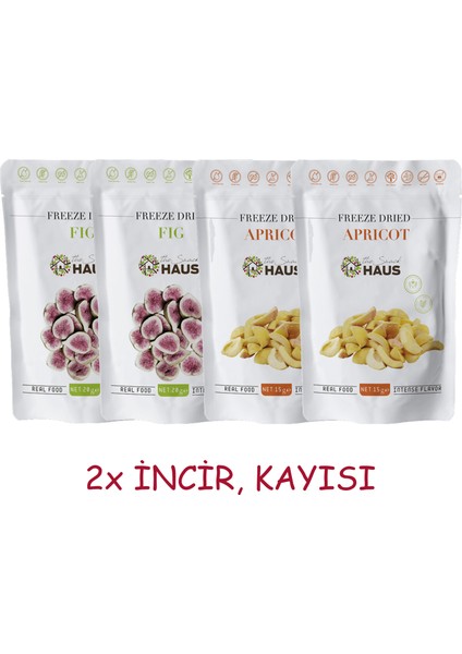 The Snack Haus Freeze Dried Incir, Kayısı