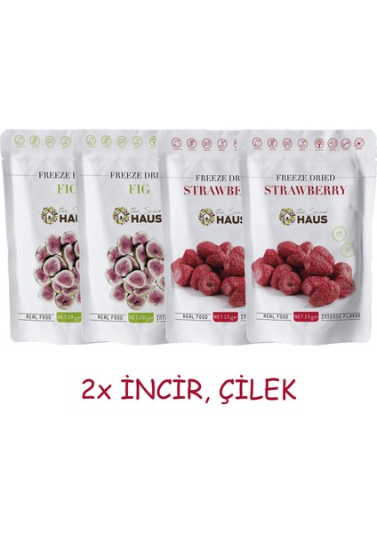 The Snack Haus Freeze Dried Incir, Çilek