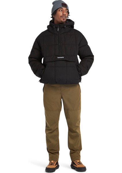 Siyah Erkek Kapüşonlu Mont TB0A6JUD0011_PULLOVER Puffer Jacket