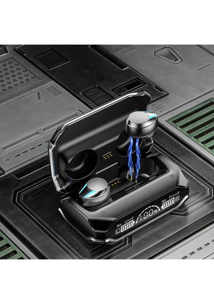 Tws Kablosuz Kulaklıklar Bluetooth Kulaklık Dokunmatik Kontrol Gürültü Azaltma Stereo Su Geçirmez Kulaklıklar Mikrofonlu Tekli Kulaklıklar (Yurt Dışından)