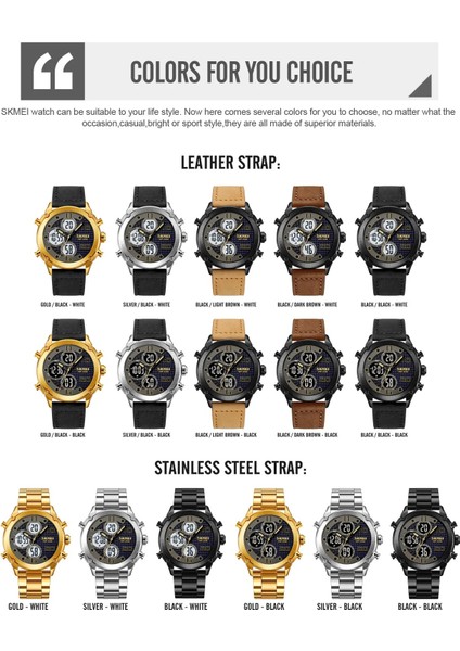 Erkekler Saatler Üç Kez Çift Ekran Çok Fonksiyonlu Trend Izle Su Geçirmez Aydınlık Moda Erkek Spor Elektronik Saat (Yurt Dışından) fiyatları