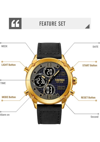 Erkekler Saatler Üç Kez Çift Ekran Çok Fonksiyonlu Trend Izle Su Geçirmez Aydınlık Moda Erkek Spor Elektronik Saat (Yurt Dışından) modelleri