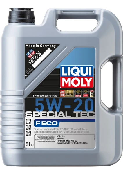 Liqui Moly Special Tec F Eco 5W-20 5L Motor Yağı ( Üretim Yılı: 2023 )