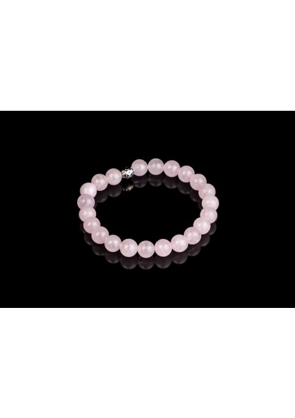 Pembe Kuvars Doğal Taş Bileklik – 8 mm fiyatları