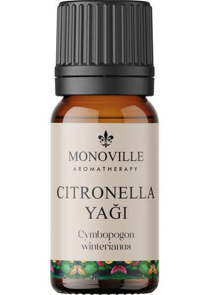 Citronella Uçucu Yağı 10 ml %100 Saf Ve Doğal ( Citronella Essential Oil )