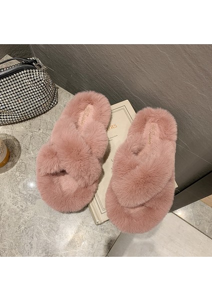 Kış Peluş Sıcak Tutan Terlikler (Yurt Dışından)