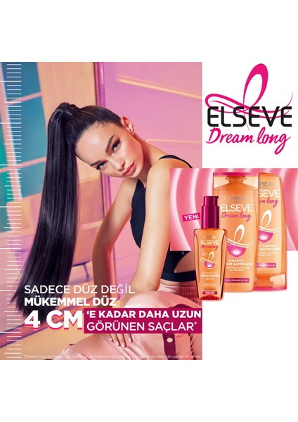 L'oréal Paris Elseve Dream Long Mükemmel Düz Pürüzsüzleştirici Serum & 175 ml Dream Long Saç Kremi