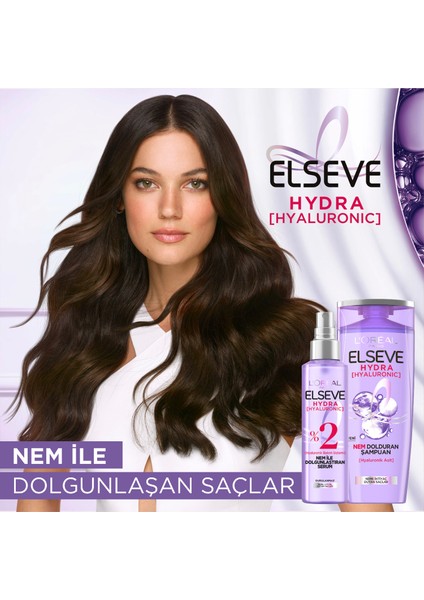 L'oréal Paris Elseve Hydra [hyaluronic] Nem ile Dolgunlaştıran Serum 150 ml & 175 ml Hyaluron Saç Kremi