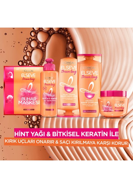 L'oreal Paris Elseve Dream Long Onarıcı Bakım Şampuanı 360ML & 175 ml Hyaluron Saç Kremi