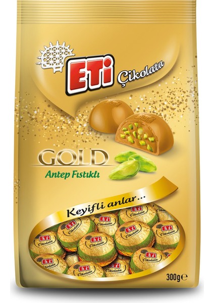 Antep Fıstıklı Karamelize Beyaz Çikolata 300 G