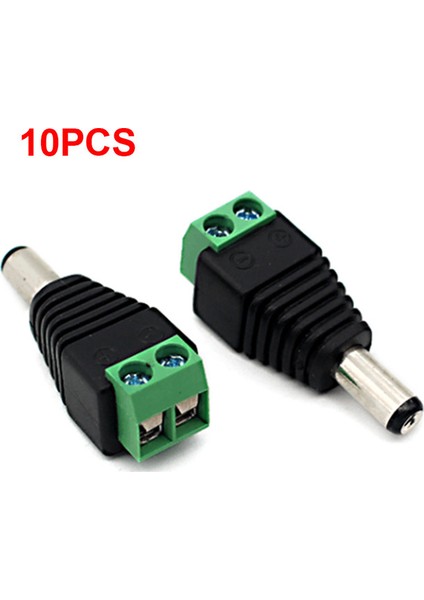 Dc Erkek Power Konnektör Klemens Barrel Jack Güç 5.5x2.1