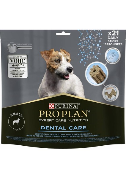 Pro Plan Small Mini Breed Dental Care Diş Sağlığı Köpek Ödülü 345 Gr - 21 Sticks