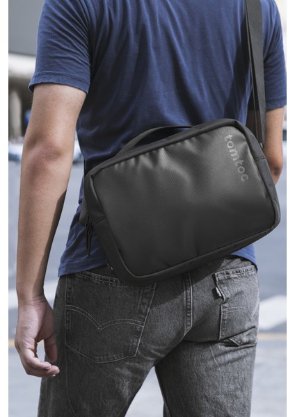 Explorer H02 11 inç Siyah Organizer Aksesuar El iPad Çantası - T20S1D1