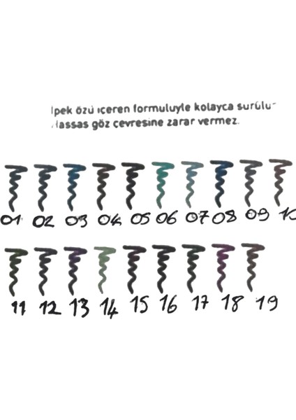 Göz Makyaj Kalemi Seti No : 13 Renk : Mat Mor Sette 3 Adet Makyaj Kalemi Mevcuttur (3 Adet No:13) indirimleri