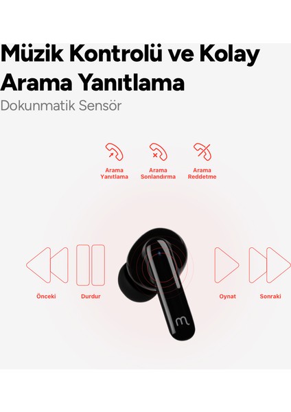 By Ttec TW07 Gerçek Kablosuz Tws Bluetooth Kulaklık