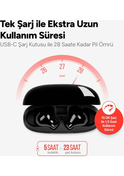 By Ttec TW07 Gerçek Kablosuz Tws Bluetooth Kulaklık