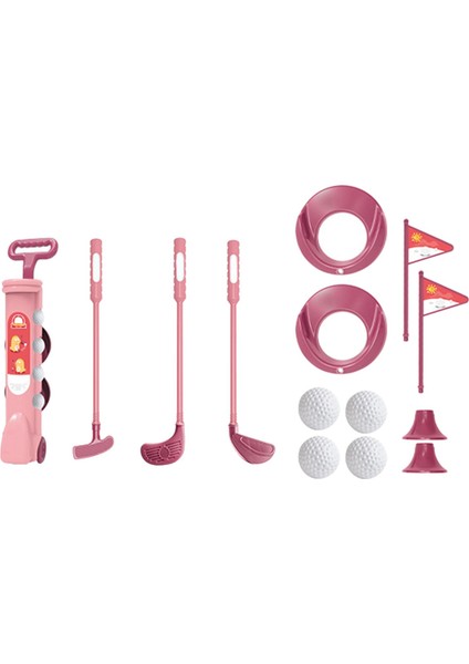 Çocuk Golf Alıştırma Oyunu Oyun Seti Açık Havada Egzersiz Oyuncakları Komik Golf Pembe (Yurt Dışından) indirimleri