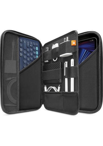 Fancy Case A06 Plus 10.9 - 11 inç Gri İpad Pro Çantası Kılıf - B06A2G2