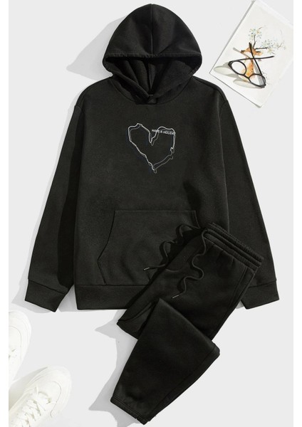 Only Trendwear Unisex Holiday Baskılı Eşofman Takımı